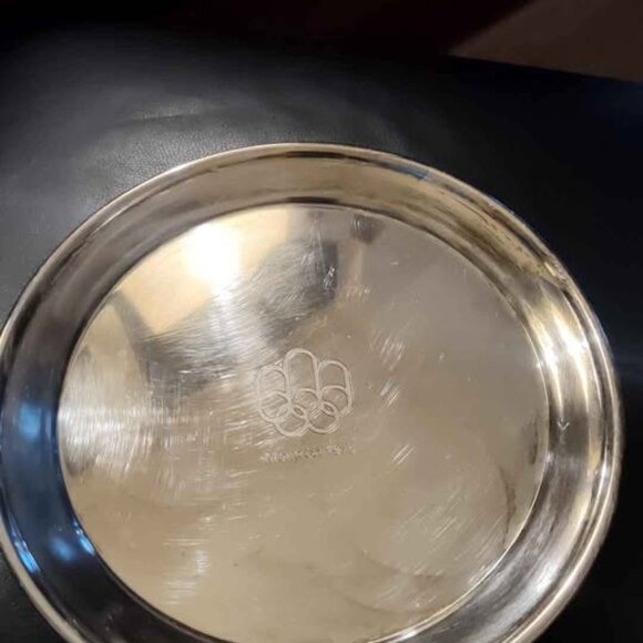 1976 Montreal Olympics Silver Plate Brass Tray Sold in Birks Rare - Picture 6 of 6